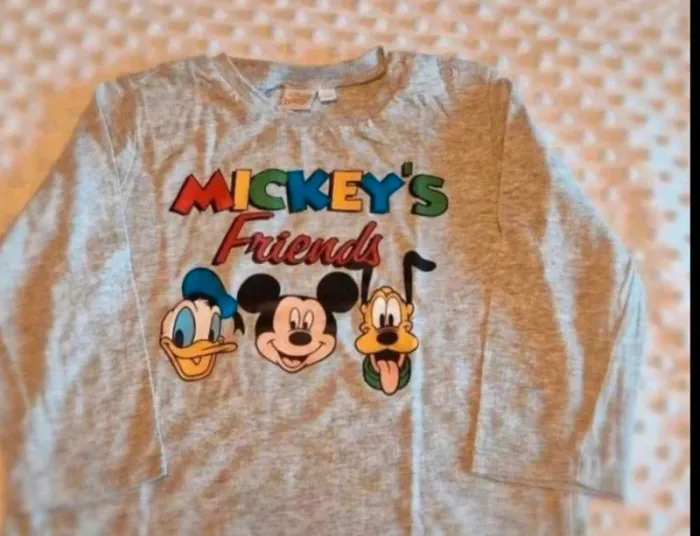 T-shirt manche longue mickey et ses amis