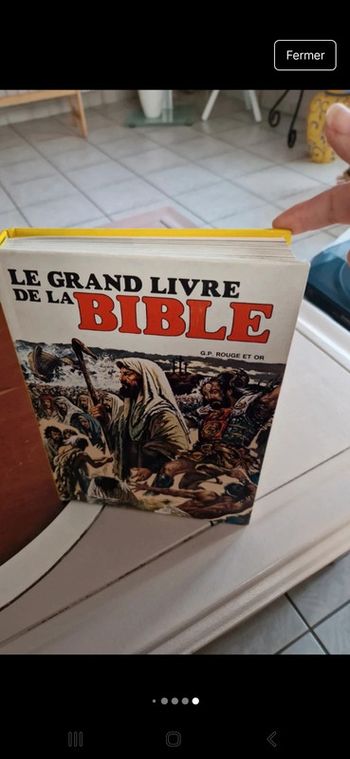 Le grand livre 📒 de la bible.