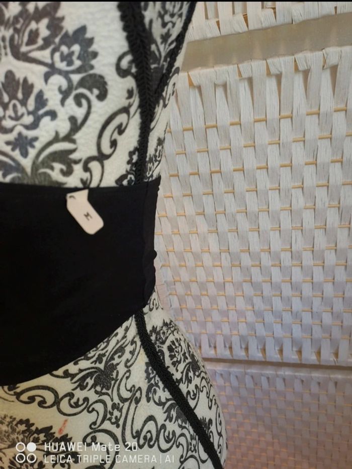 💕joli Haut de Maillot de Bain Noir Etam Futurista - Papillons Scintillants femme TM /38 💕 - photo numéro 6