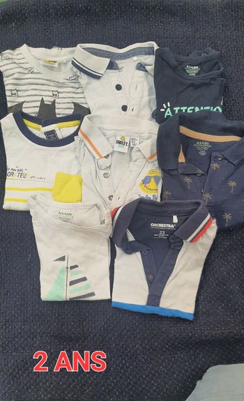 Lot tee shirt 2 ans