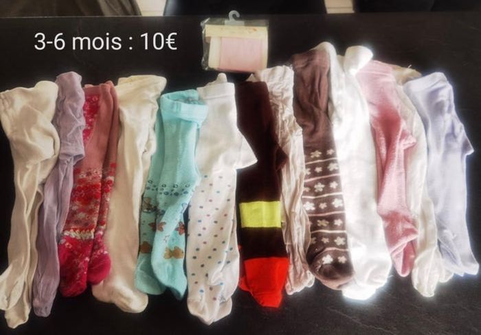 Lot collants bébé