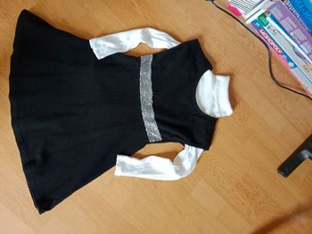 robe avec ceinture pailletée