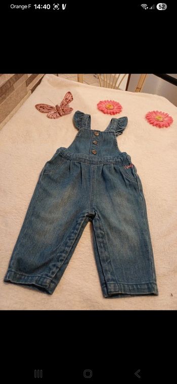 Salopette bébé taille 6 mois