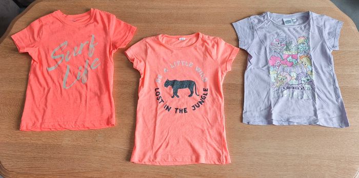 🌸 Lot de 13 t-shirts manches courtes - 5/6 ans 🌸 - photo numéro 3