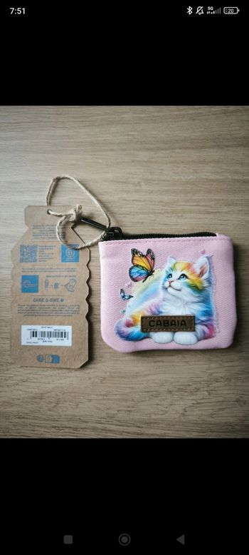 Magnifique pochette Nano Cabaia customisée