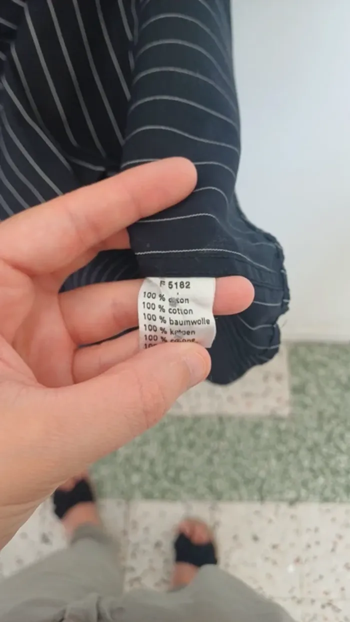 Chemise à rayures Lacoste homme 42 - photo numéro 6