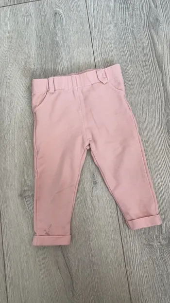 Pantalon legging rose