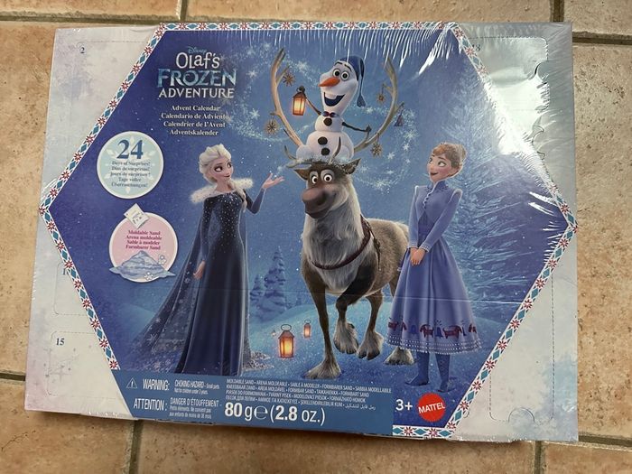 Calendrier de l’Avent Figuines la reine des neiges Disney