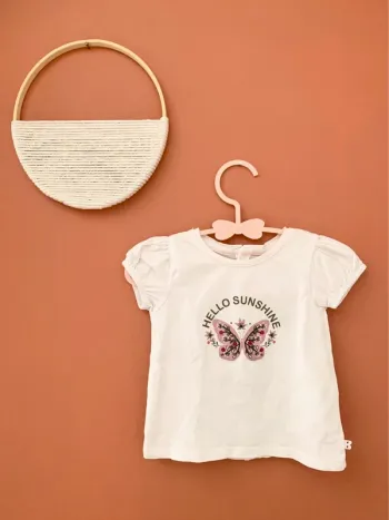 🦋 T-shirt OBAÏBI – 6 mois