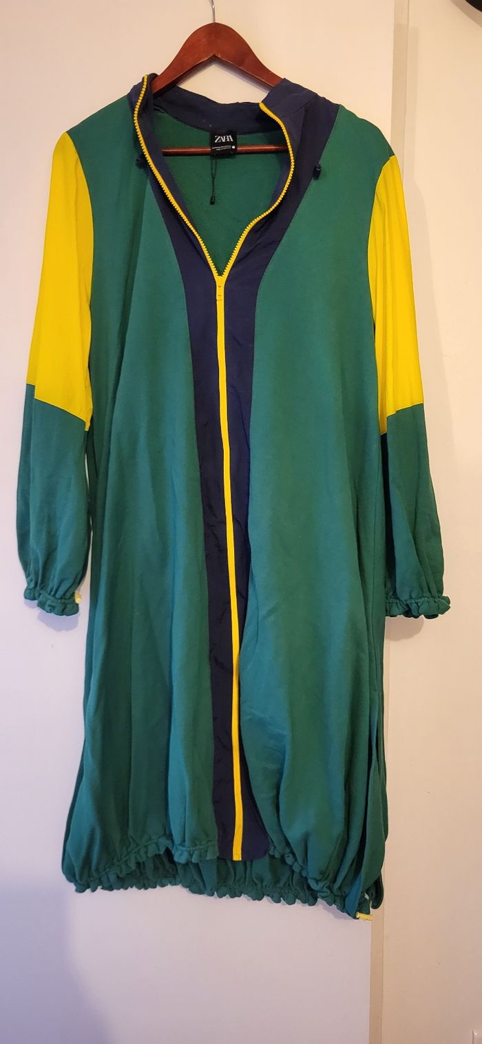 Robe trench verte - photo numéro 2