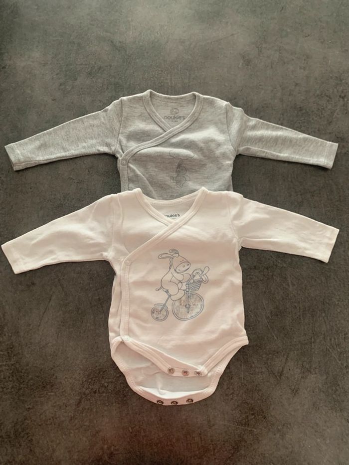 Lot de 2 bodies 1 mois
