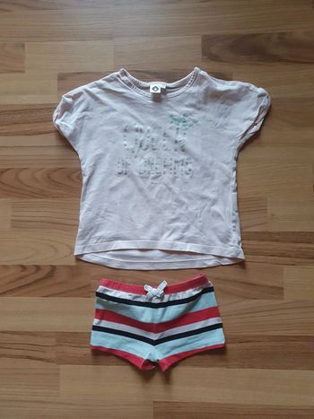 pyjashort z 2 à 3 ans