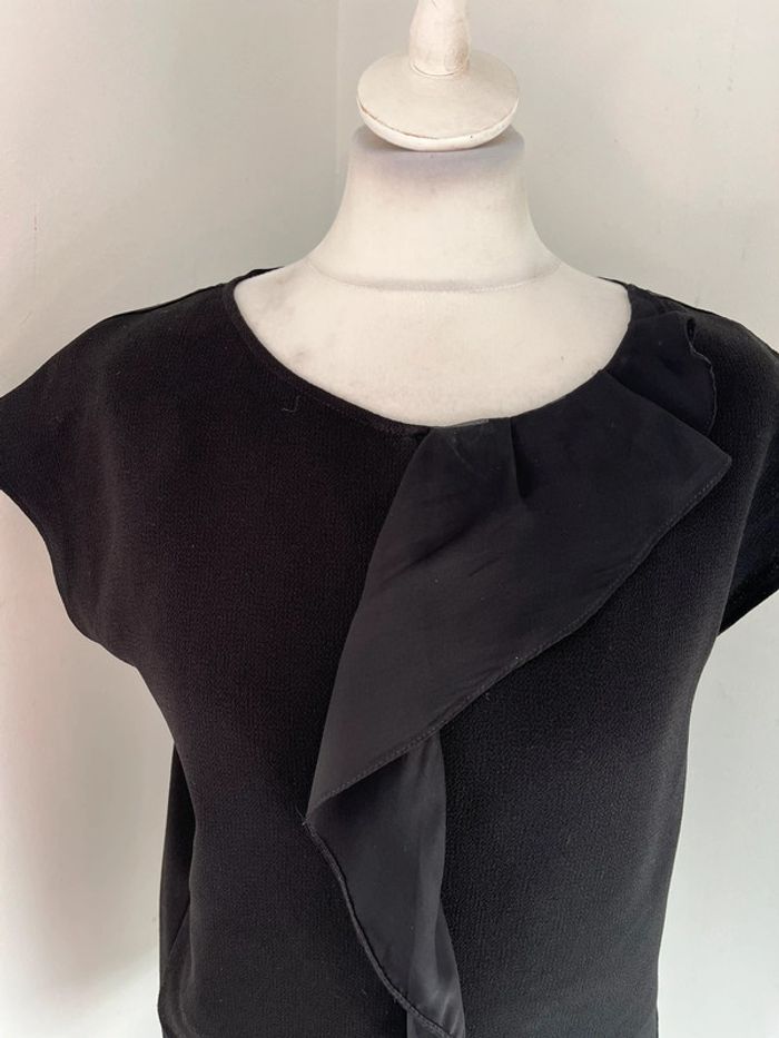 Blouse noire en soie Maje M - photo numéro 2