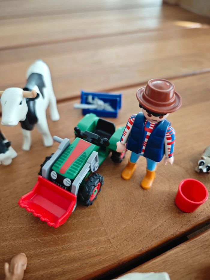 Playmobil fermier tracteur et animaux - photo numéro 5