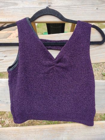 Top crop violet