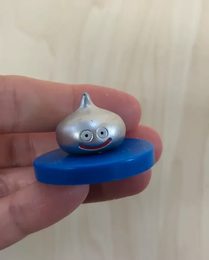 Figurine Dragon Quest × pepsi Slime argenté - photo numéro 2