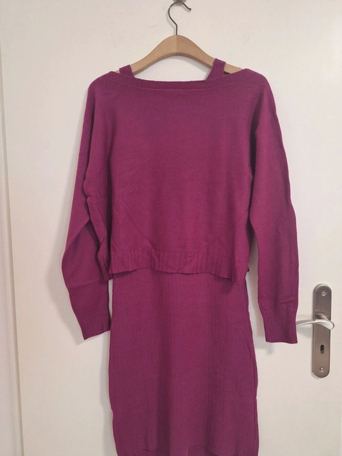 Robe dress vestido kleid fuchia - photo numéro 4