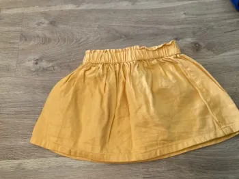 Jupe jaune 12 mois
