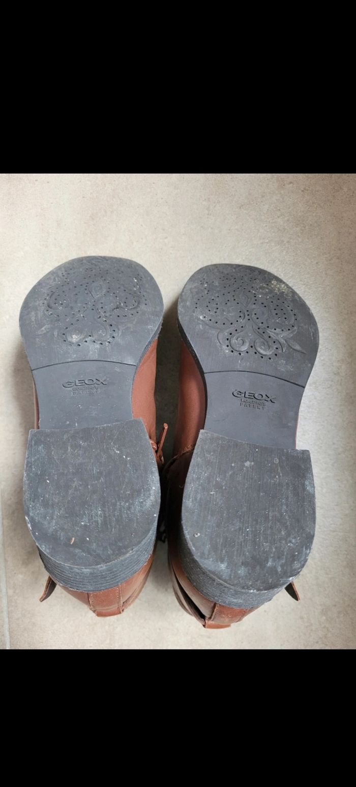 Boots geox respirant cuir taille 37 - photo numéro 6