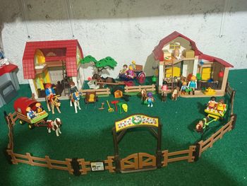 Lot équitation poney club playmobil 6926+5222