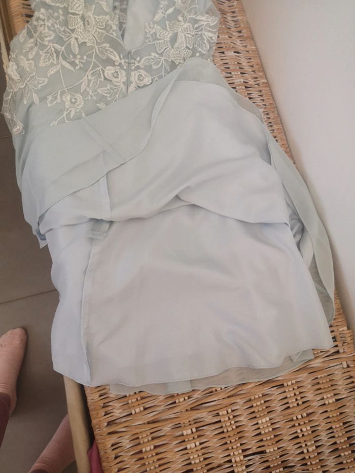 Robe demoiselle d'honneur témoins Jj's house bleue - photo numéro 9