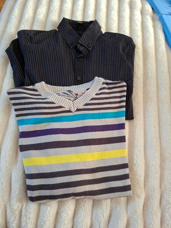 Chemise coolcat 12 ans et 1 pull en cadeau
