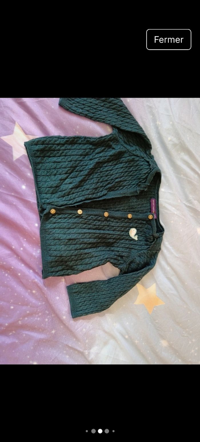 Lot de 2 gilets fins, 12 mois - photo numéro 6