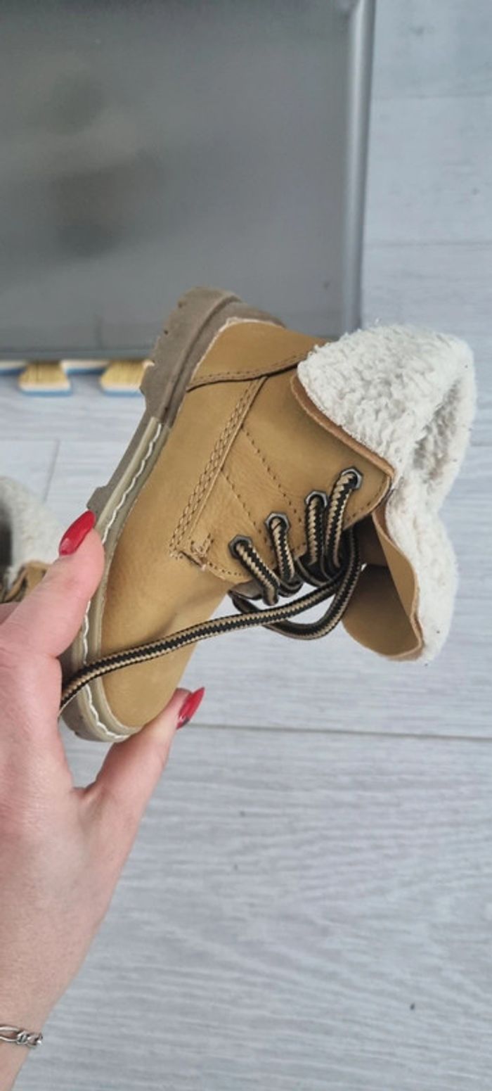 Chaussures enfant beige à fourrure - photo numéro 8