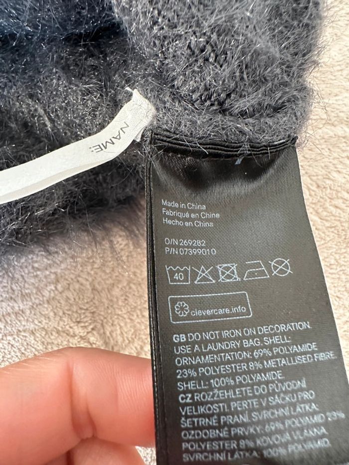 Sweat grise tout doux imprimée à licorne fille 5-6 ans H&M - photo numéro 13