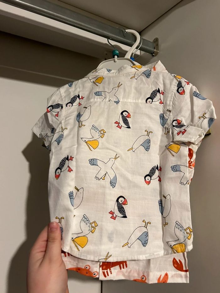 Chemise manche courte 9-12 mois - photo numéro 2