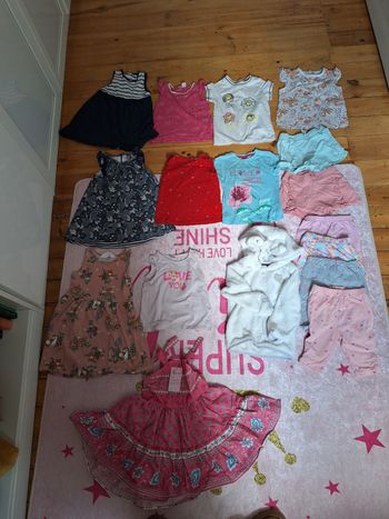 Lot vêtements fille 92cm