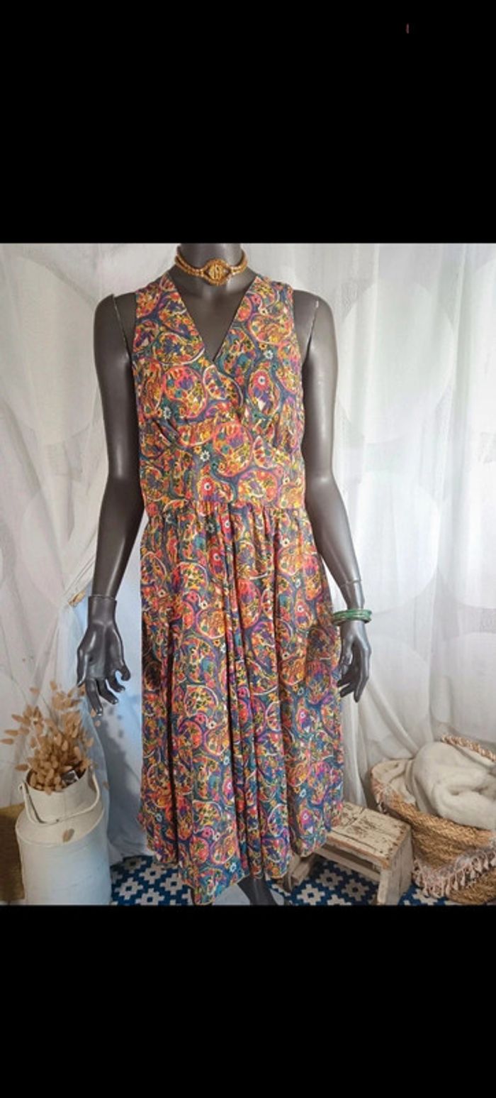 Cacharel | Robe liberty | t. 38 - photo numéro 4