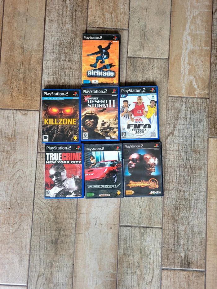 Lot de 7 jeu play station 2