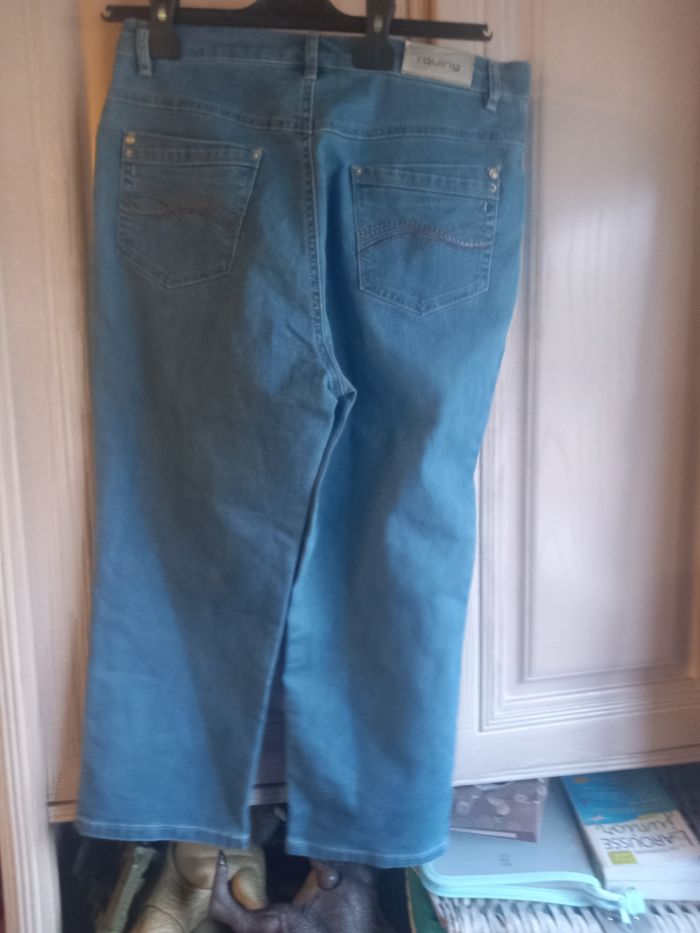 Pantacourt en jeans T40 - photo numéro 5