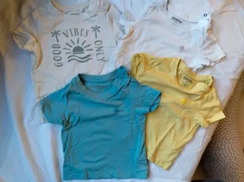 Lot de 4 t-shirt manches courtes orchestra 12m 74cm