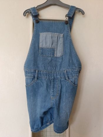 Combi short en jeans