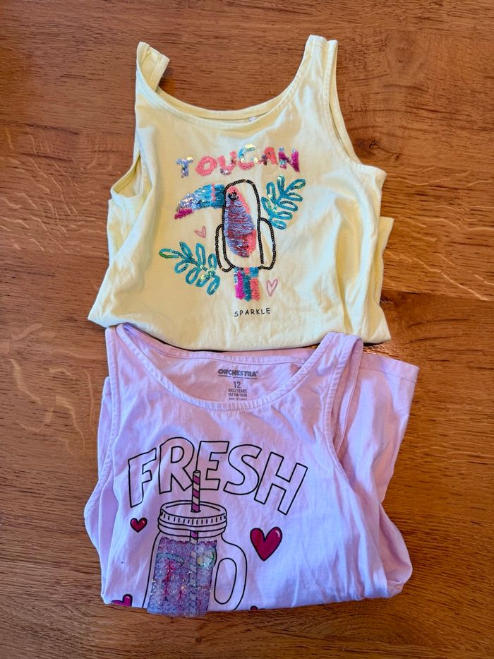 Lot t shirt fille 12 ans - photo numéro 3