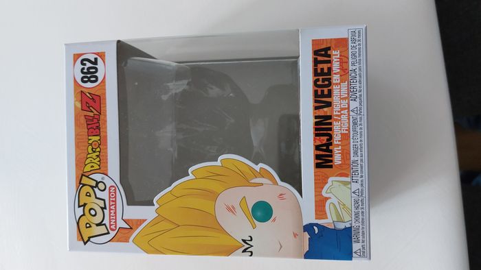 Boite Funko Pop VIDE Dragon Ball Z Majin Vegeta