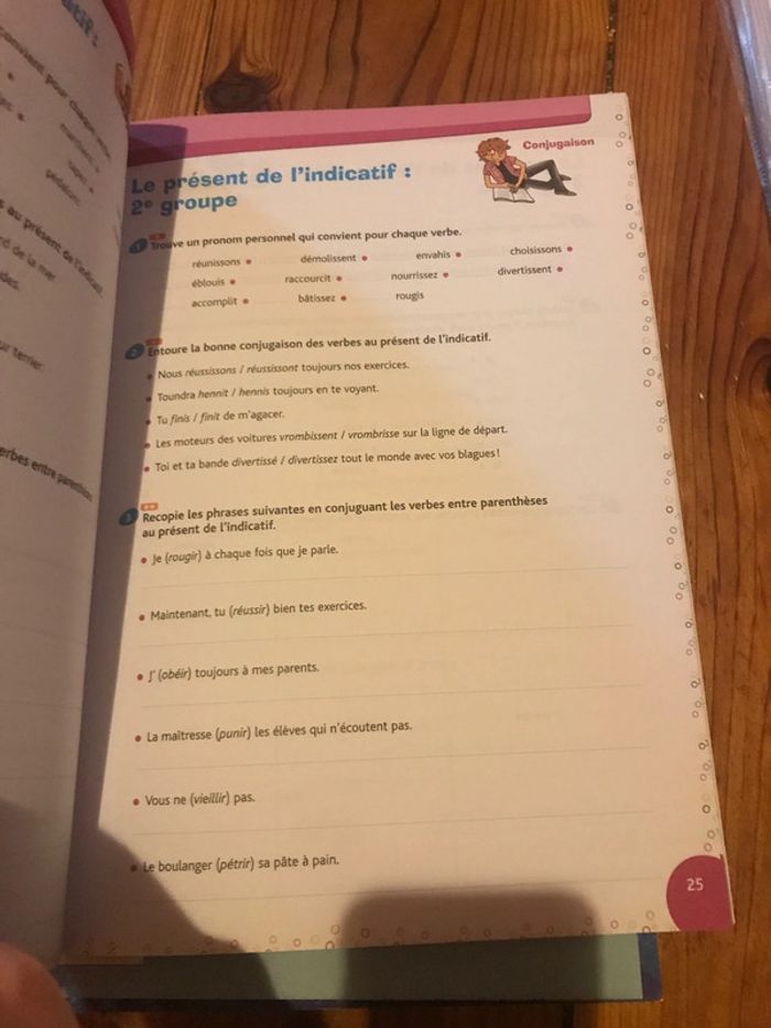 Étude de la langue cahier d’entraînement CM1 bordas - photo numéro 4