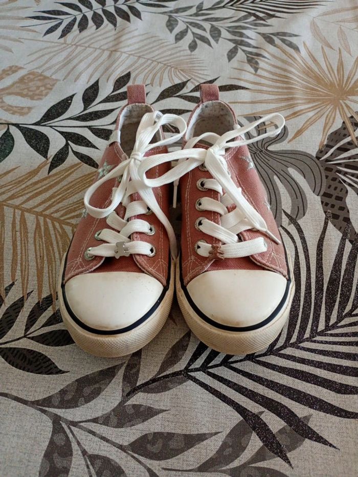 Basket style converse motif étoiles 33 Lulu Castagnette - photo numéro 2