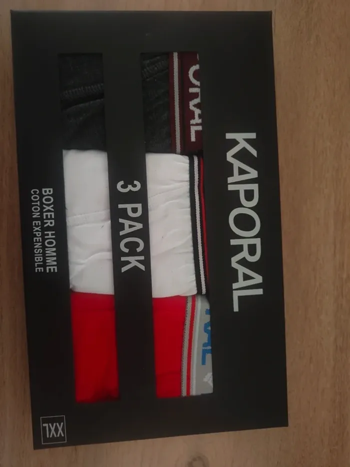 Lot de 3 boxers homme Kaporal XXL