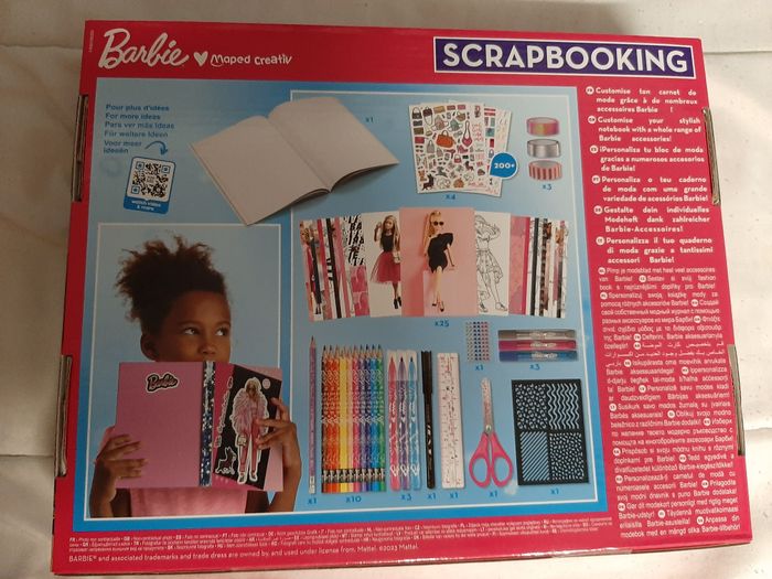 coffret scrapbooking barbie maped creativ neuf - photo numéro 2