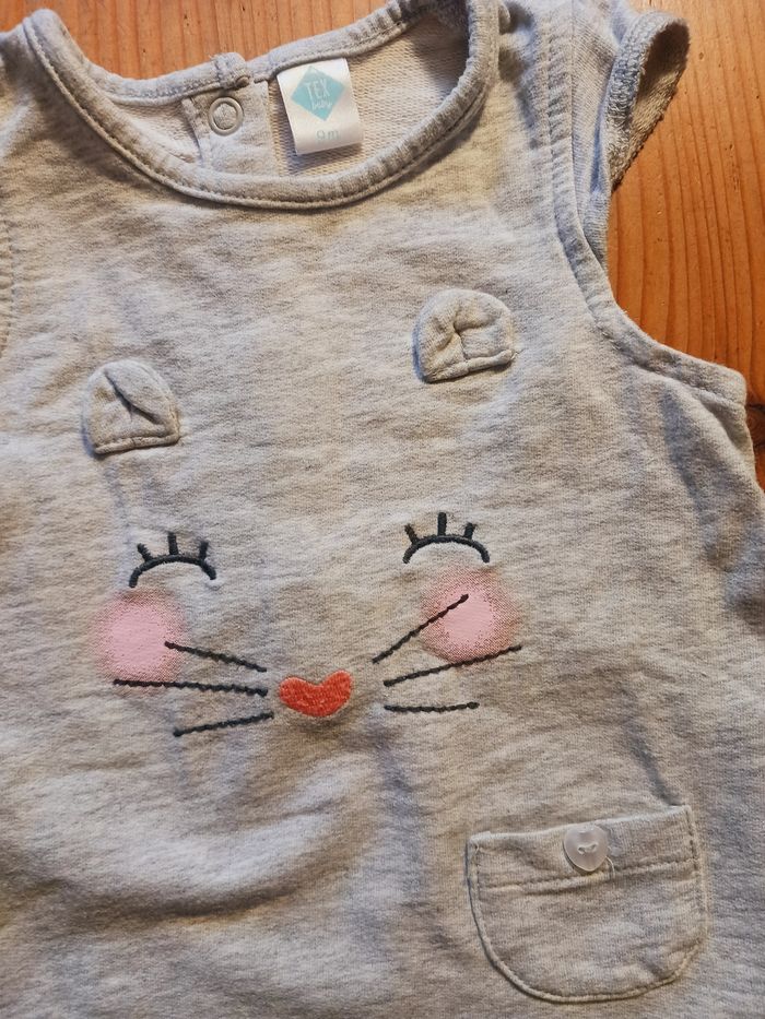 Robe fille - 9 mois - Tex Baby - photo numéro 2
