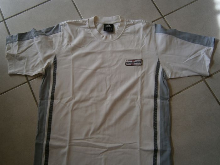 Tee-shirt MC blanc ADIDAS Taille M - photo numéro 3