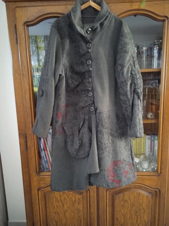 Manteau femme asymétrique