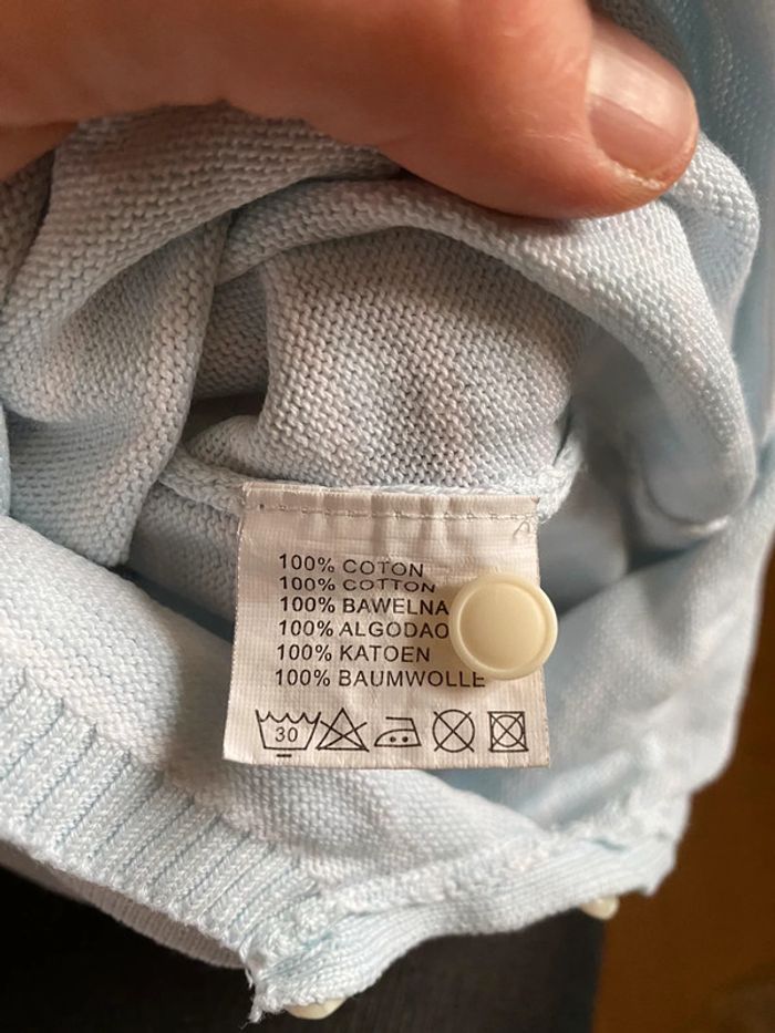 Belle combishort à rayures T. 9 mois/71 cm mixte TBE - photo numéro 10