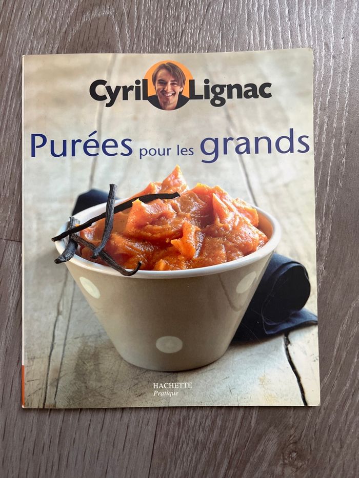 Livre de recettes purées Cyril Lignac