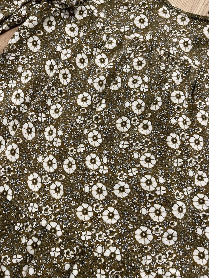 Robe kaki fleur - photo numéro 2