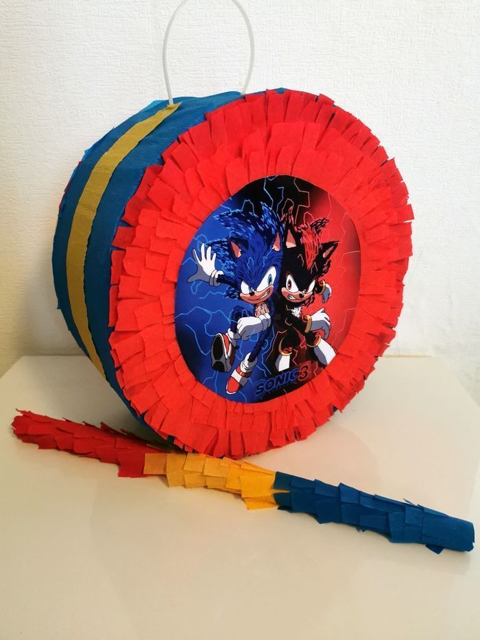 Sonic pinata Anniversaire enfant - photo numéro 6