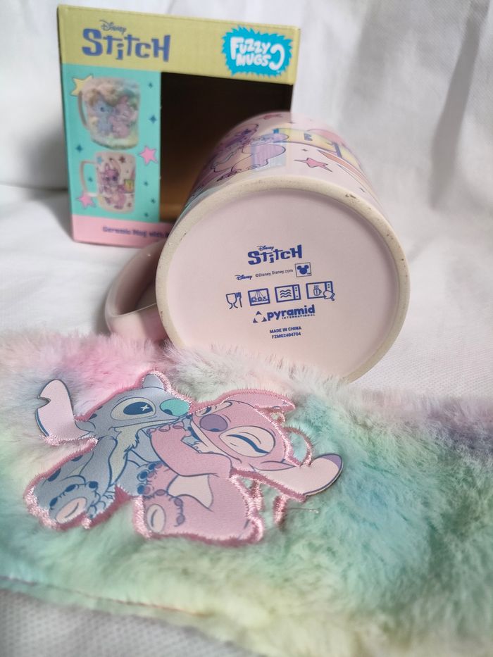 Stitch & Angel Fuzzy Mug 440ml - photo numéro 6
